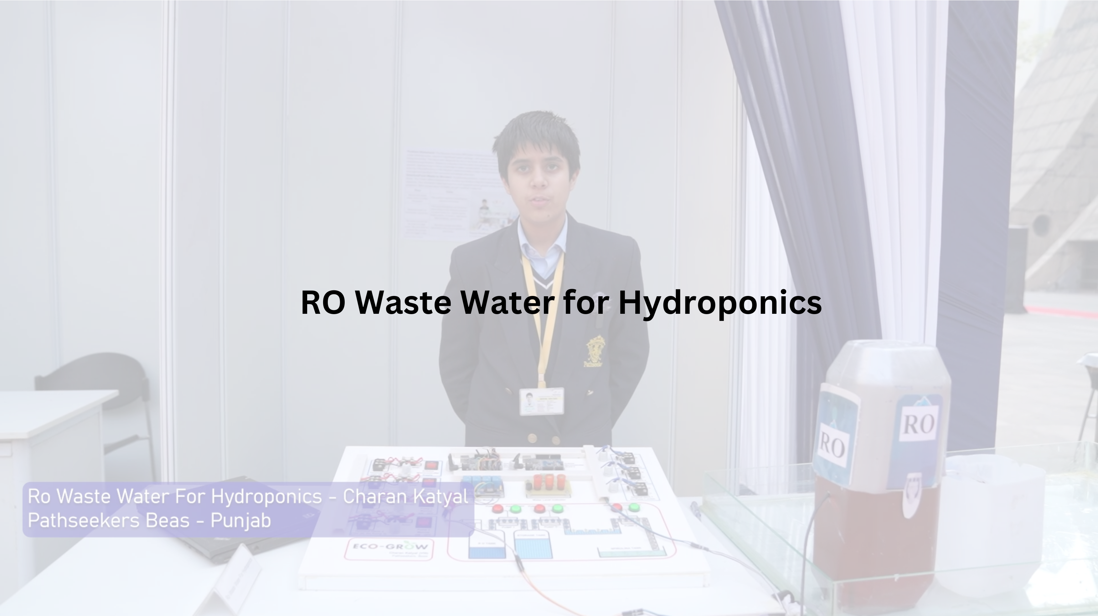 RO Waste Water for Hydroponics