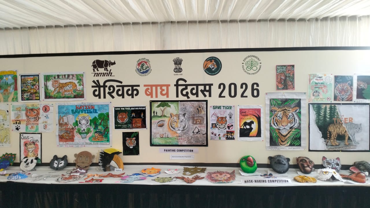 Display of Painting & Mask-Making Competition Entries for Global Tiger Day 2026